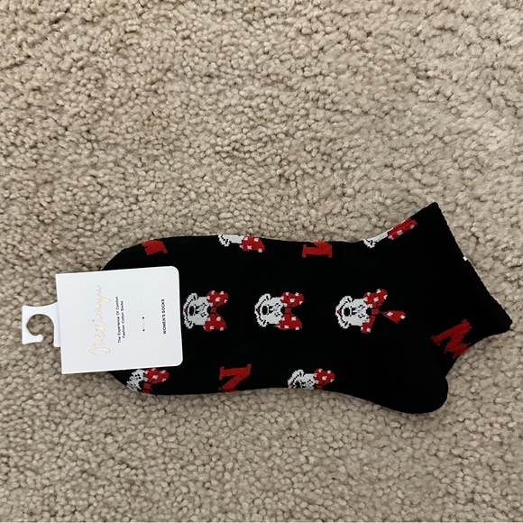 Minnie‎ Mouse Ankle Socks from Ophelia Rose Boutique NWT - Picture 1 of 3